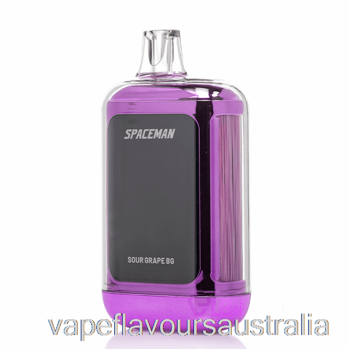 Vape Flavours Australia SPACEMAN CURVE 18K Disposable Sour Grape Bubble Gum